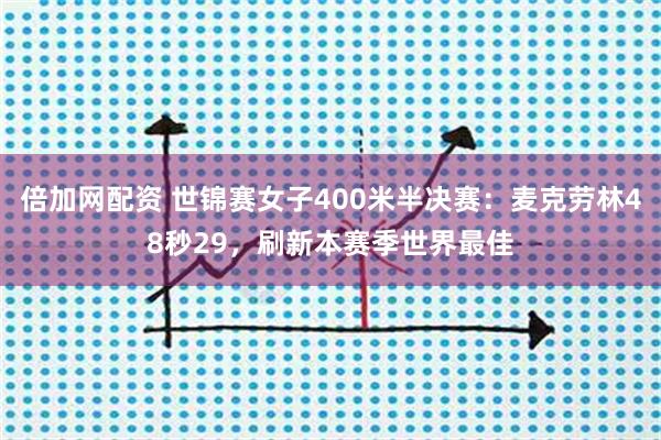 倍加网配资 世锦赛女子400米半决赛：麦克劳林48秒29，刷新本赛季世界最佳