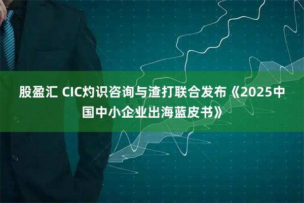股盈汇 CIC灼识咨询与渣打联合发布《2025中国中小企业出海蓝皮书》