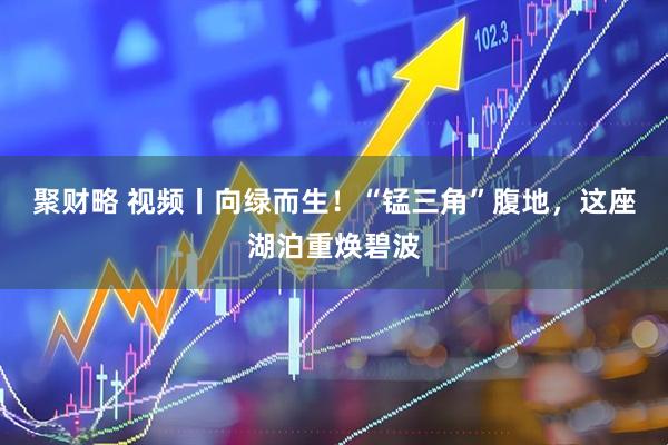 聚财略 视频丨向绿而生！“锰三角”腹地，这座湖泊重焕碧波